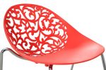 Krzesło Zara Aurora Ornament czerwone   2